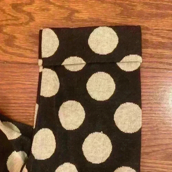 COLDWATER CREEK black white polka dot 3/4 sleeve top  size M EXC CON - Picture 3 of 9